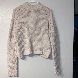 Cream color oversized sweater